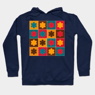 Hippie Flowers Pattern Classic Hoodie